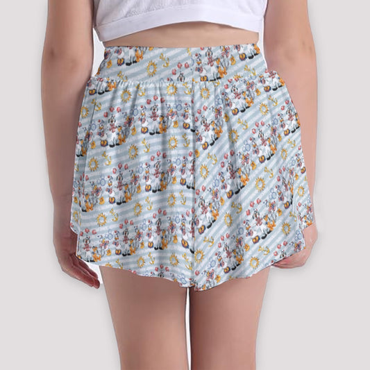 Set Sail with the Crewends - Girls’ Flowy Pocket Shorts
