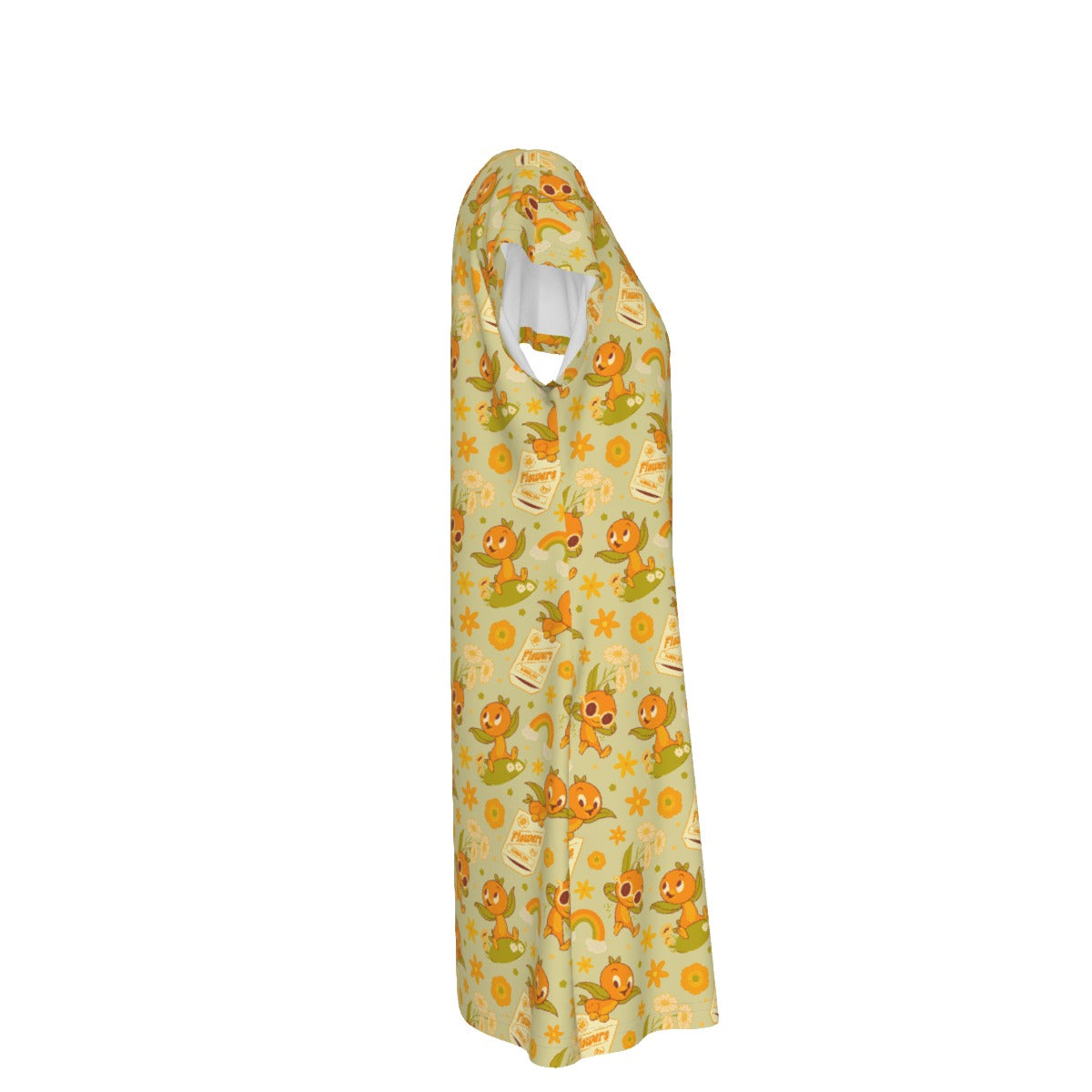 Vintage Citrus Garden - Women's T-Shirt Dress