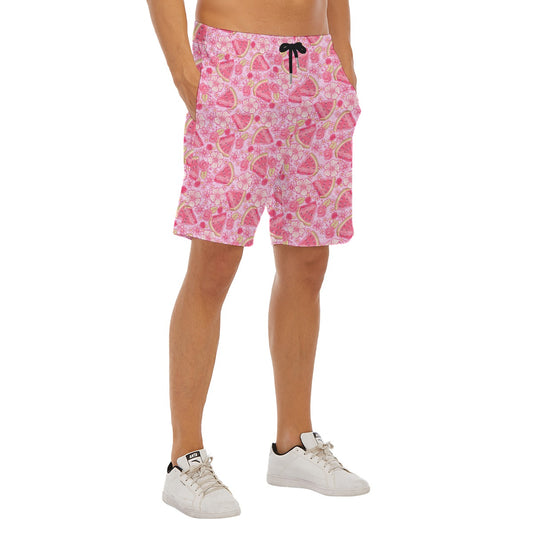 Summer Fruits - Watermelon - Men’s Pocket Beach Shorts