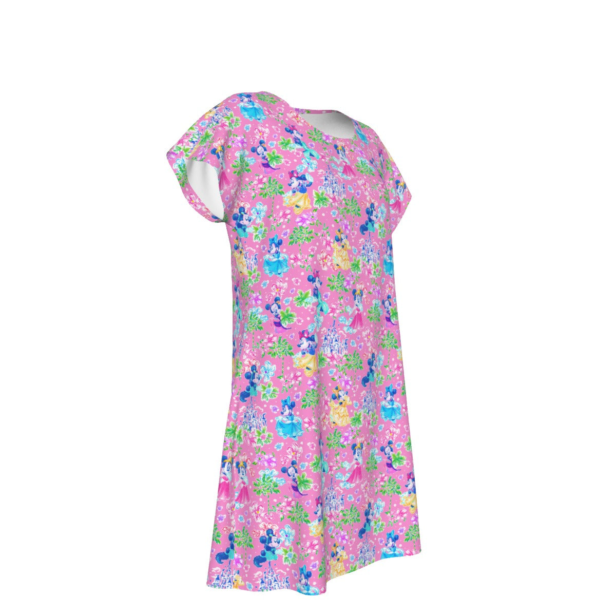 Princess Palm Party - Women's T-Shirt Dress