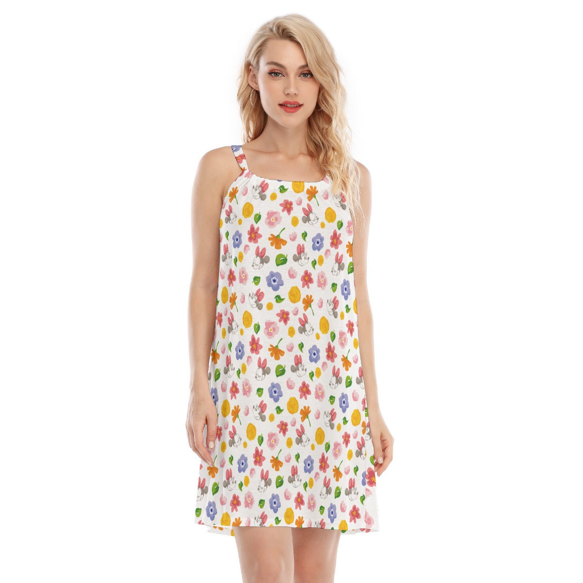 Floral Friends Springtime - Women’s Adjustable Sundress