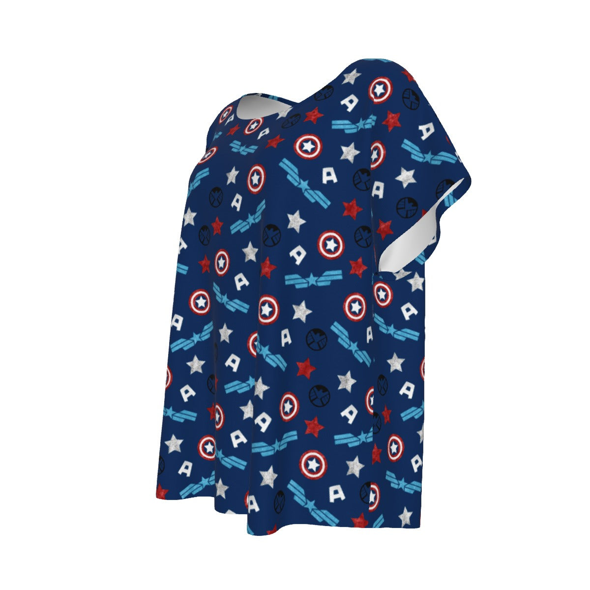 American Superhero - Women’s Relaxed Fit Scoop Tee