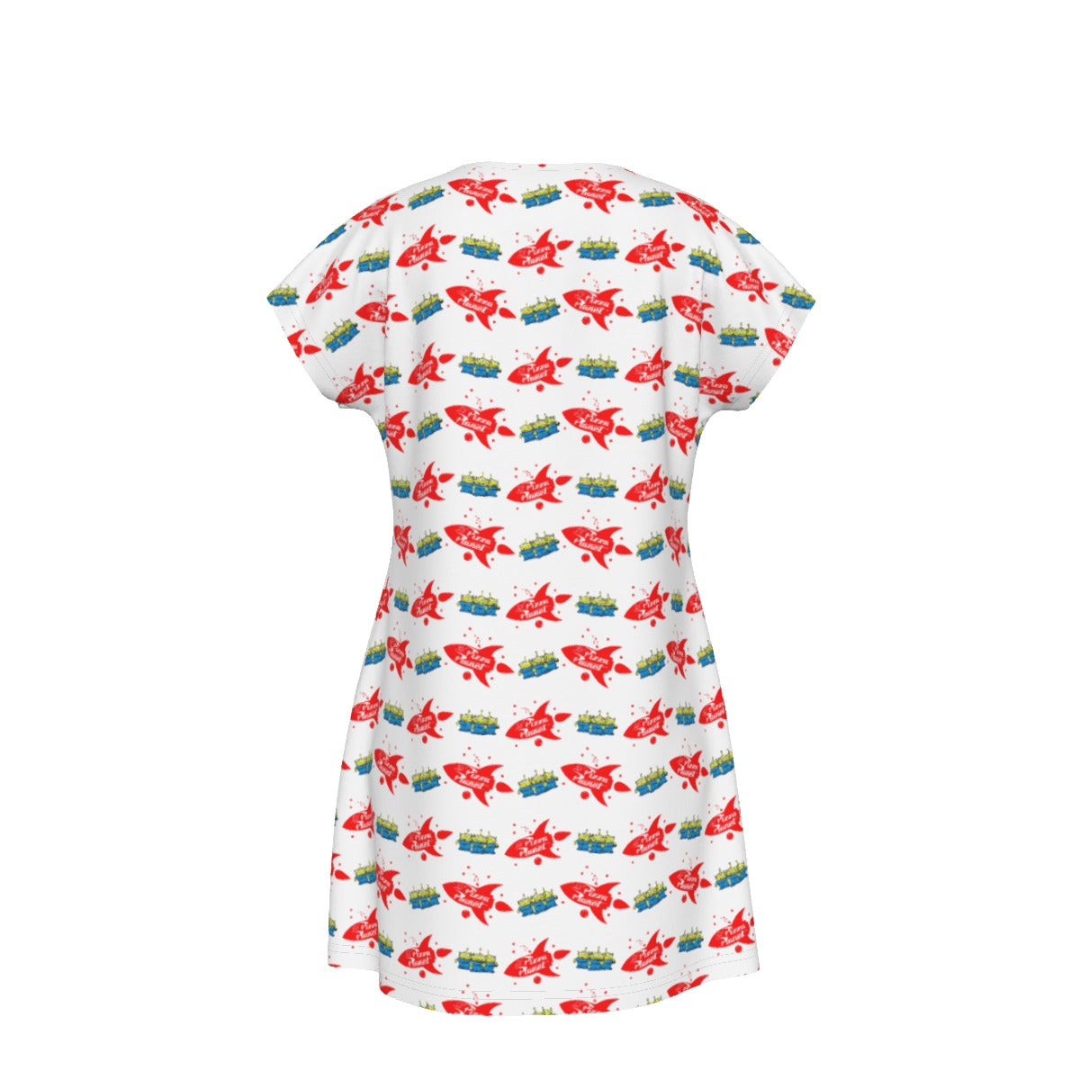 Galactic Rocket Party - Women's T-Shirt Dress