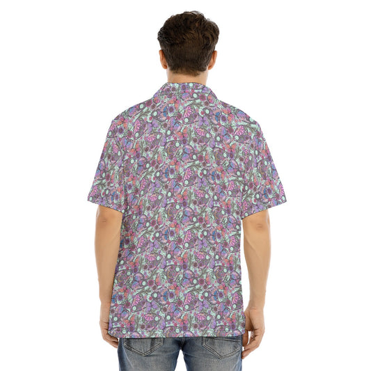 Butterfly Planchettes - Men's Hawaiian Button Up Shirt