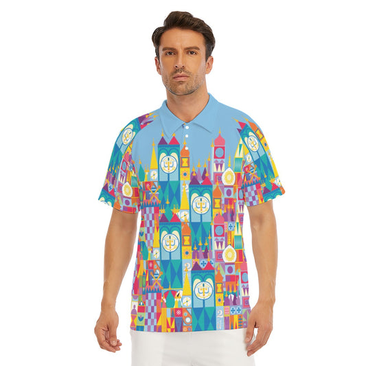 Whimsical World Facade - Men's Polo Shirt