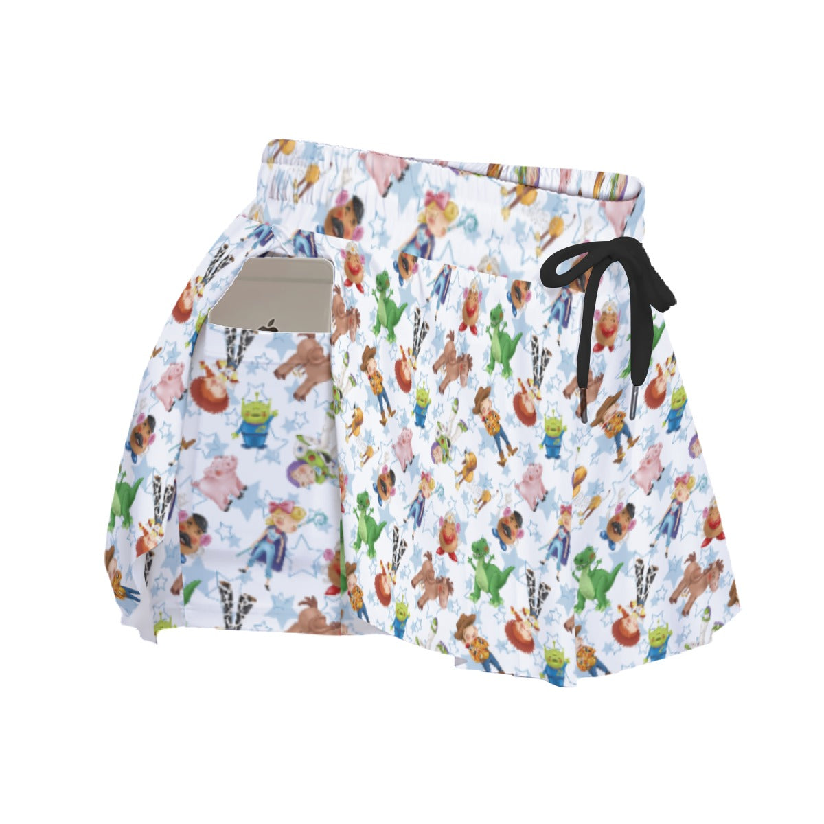 Playful Toy Friends - Women's Flowy Pocket Shorts