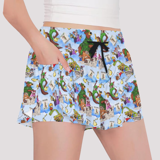 Robin Hood Adventure - Girls’ Flowy Pocket Shorts