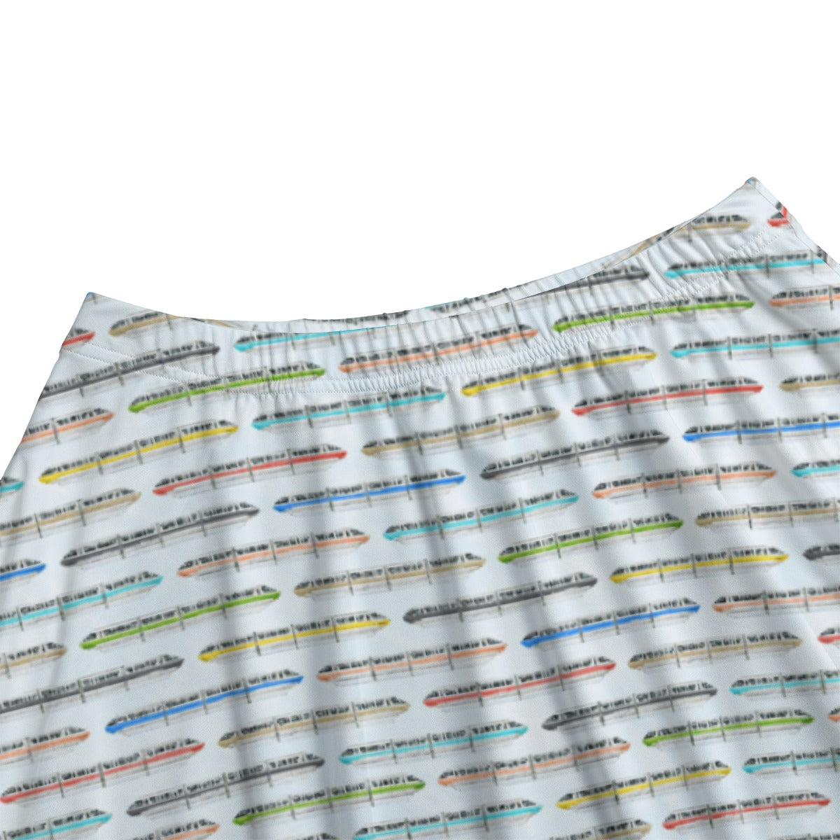 Monorail Rainbow Express - Women’s Pocket Midi Skirt
