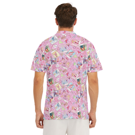 Holiday Winter Princess Christmas Snapshots - Men's Polo Shirt