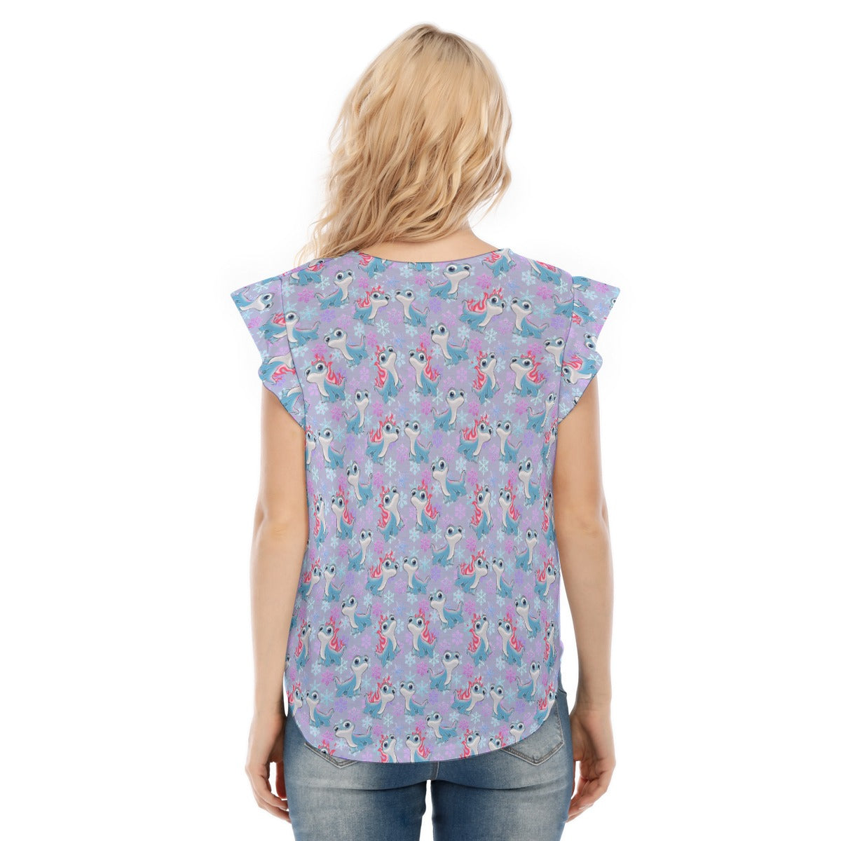Bruni the Fire Spirit - Women’s Flutter Sleeve Top