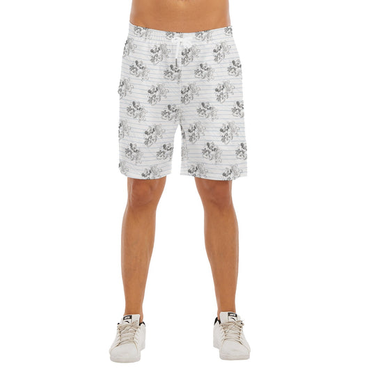 Sketch of Steamboat Mouse - Men’s Pocket Beach Shorts