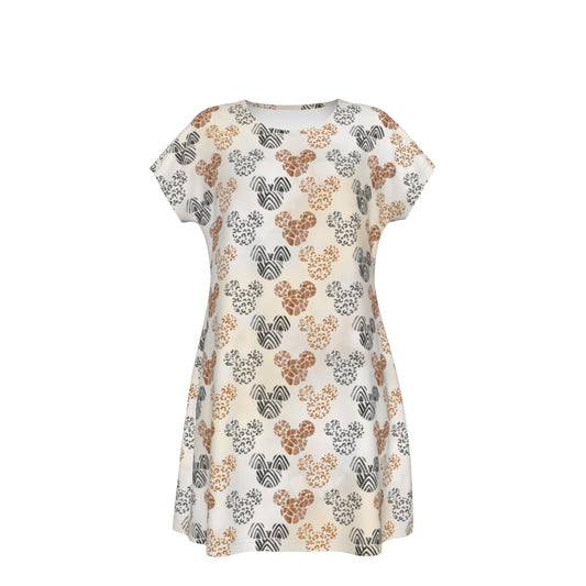 Safari Mouse Ears - Women's T-Shirt Dress