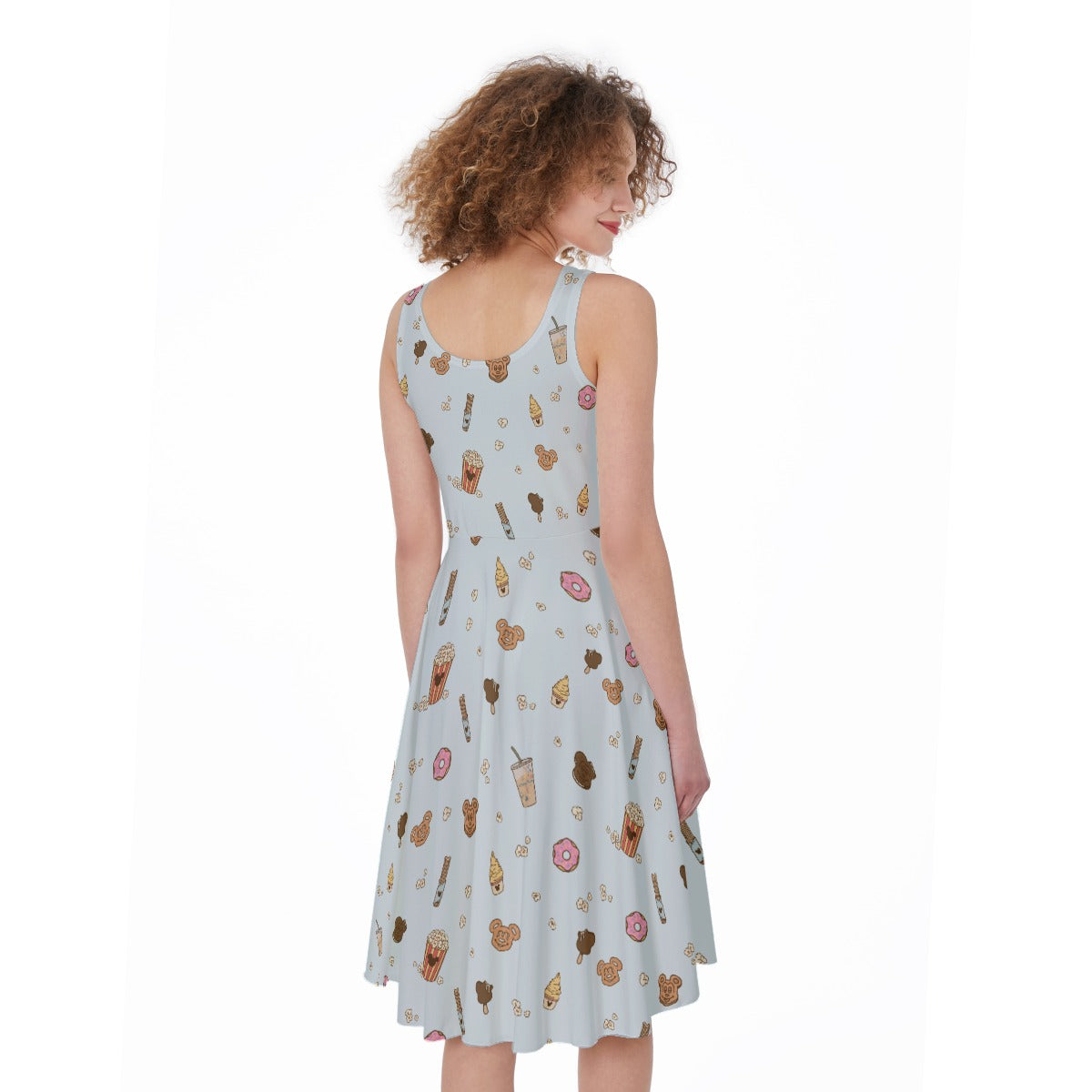 Minimal Snackcore - Pocket Midi Skater Dress