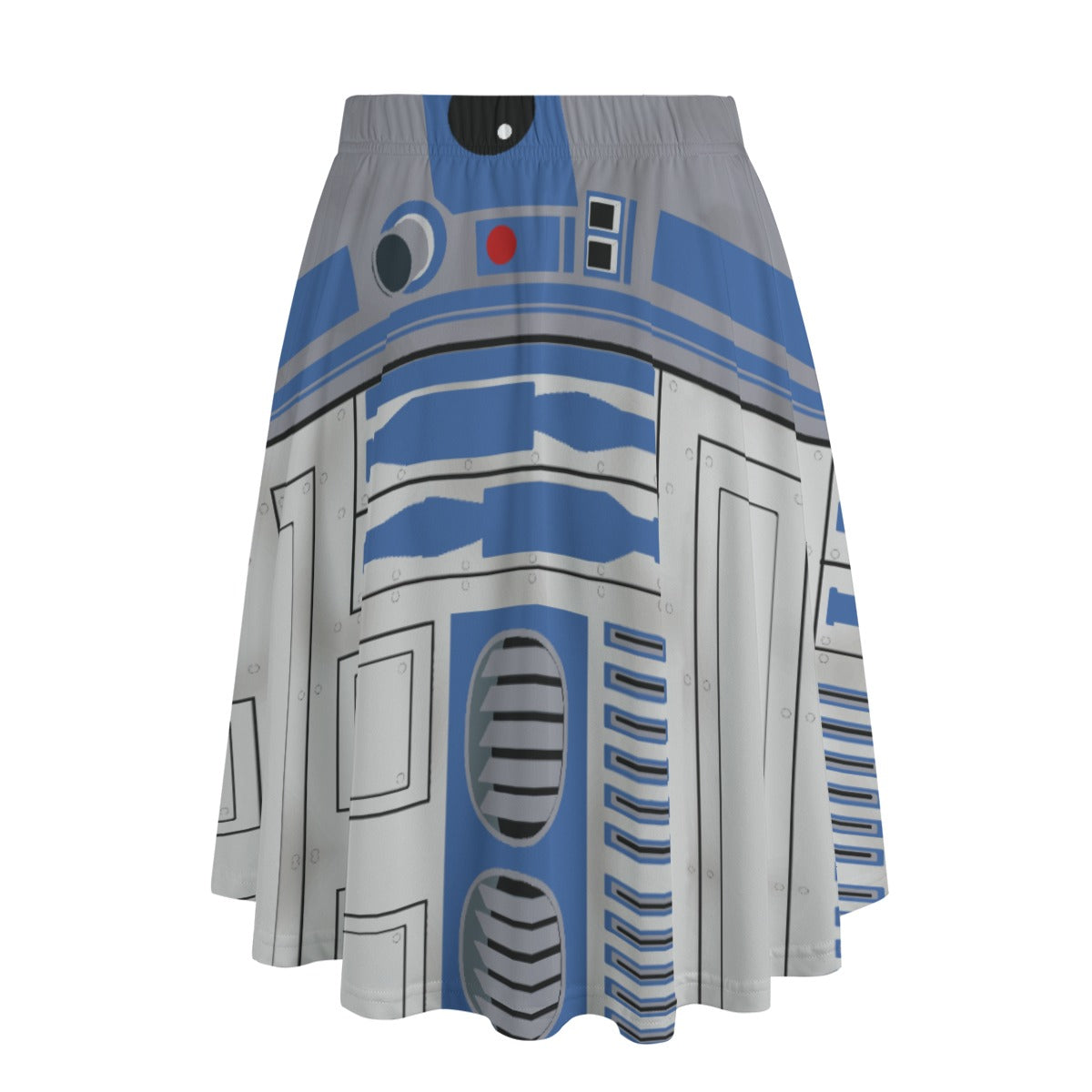 Little Blue Droid - Women’s Pocket Midi Skirt