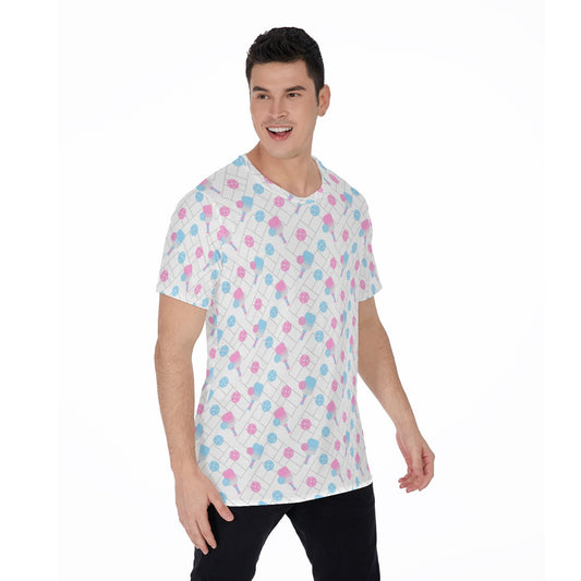 Pickleball Court Spin - Men's Short Sleeve T-Shirt