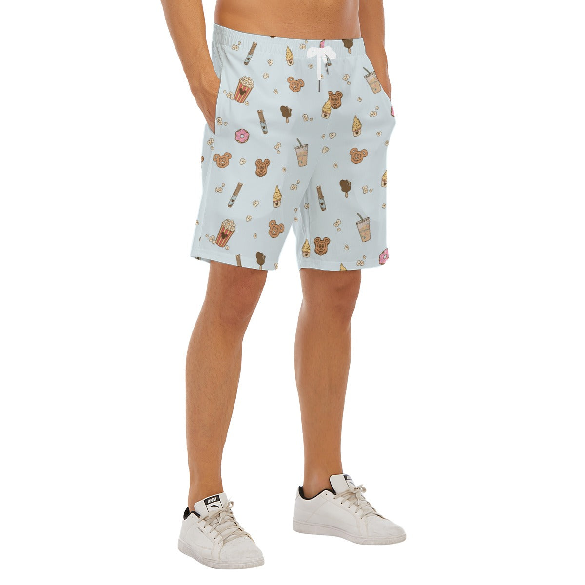 Minimal Snackcore - Men’s Pocket Beach Shorts