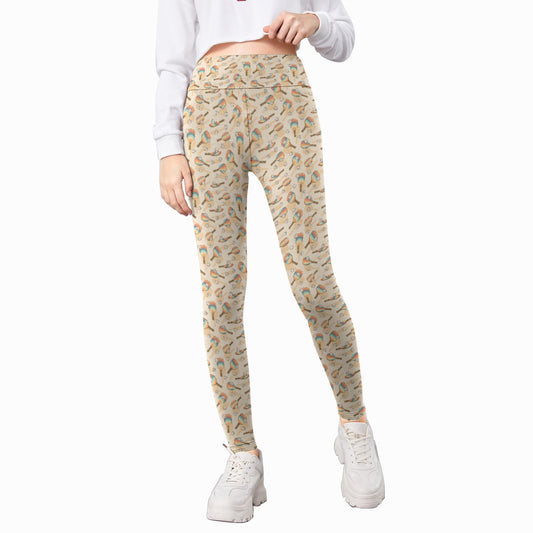 Retro Pickleball Volley - Kid's Leggings