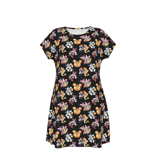 Mouse Friends Halloween Costumes - Women's T-Shirt Dress