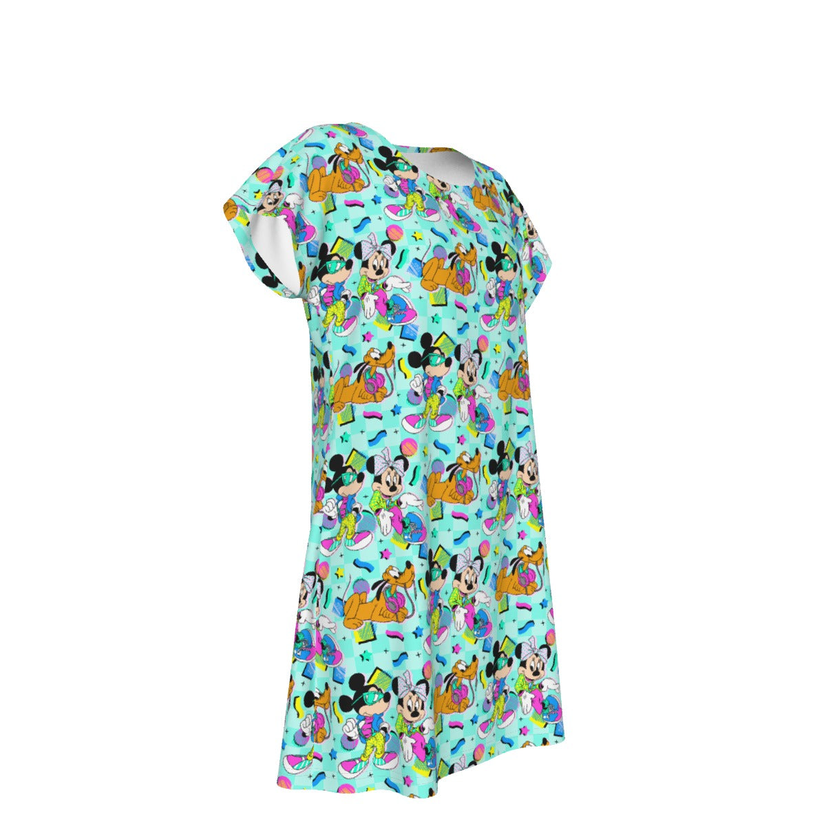 80s Pop Party Pals - Women's T-Shirt Dress