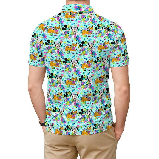 80s Pop Party Pals - Men's Polo Shirt