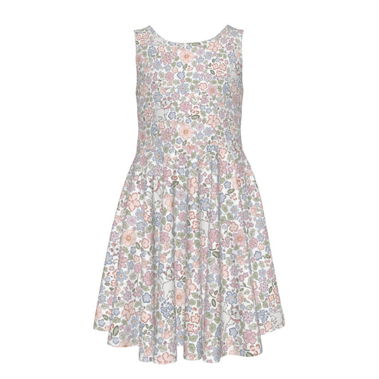 Marie’s Springtime Garden - Kid's Sleeveless Skater Dress