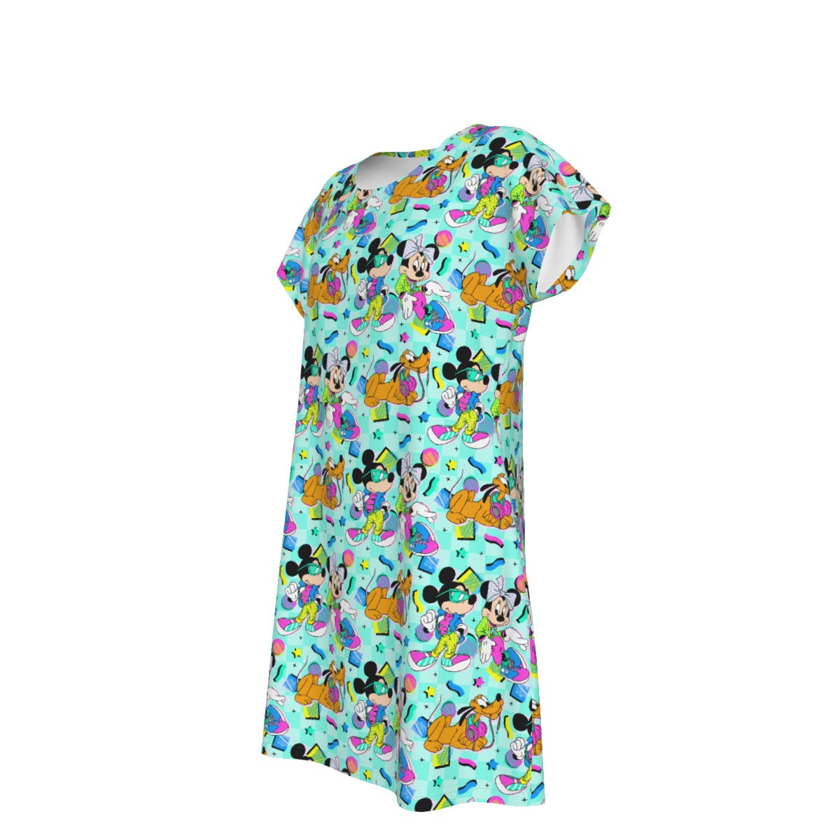 80s Pop Party Pals - Women's T-Shirt Dress