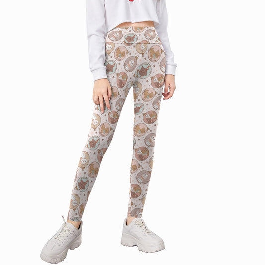 Festive Feline Baubles - Kid's Leggings