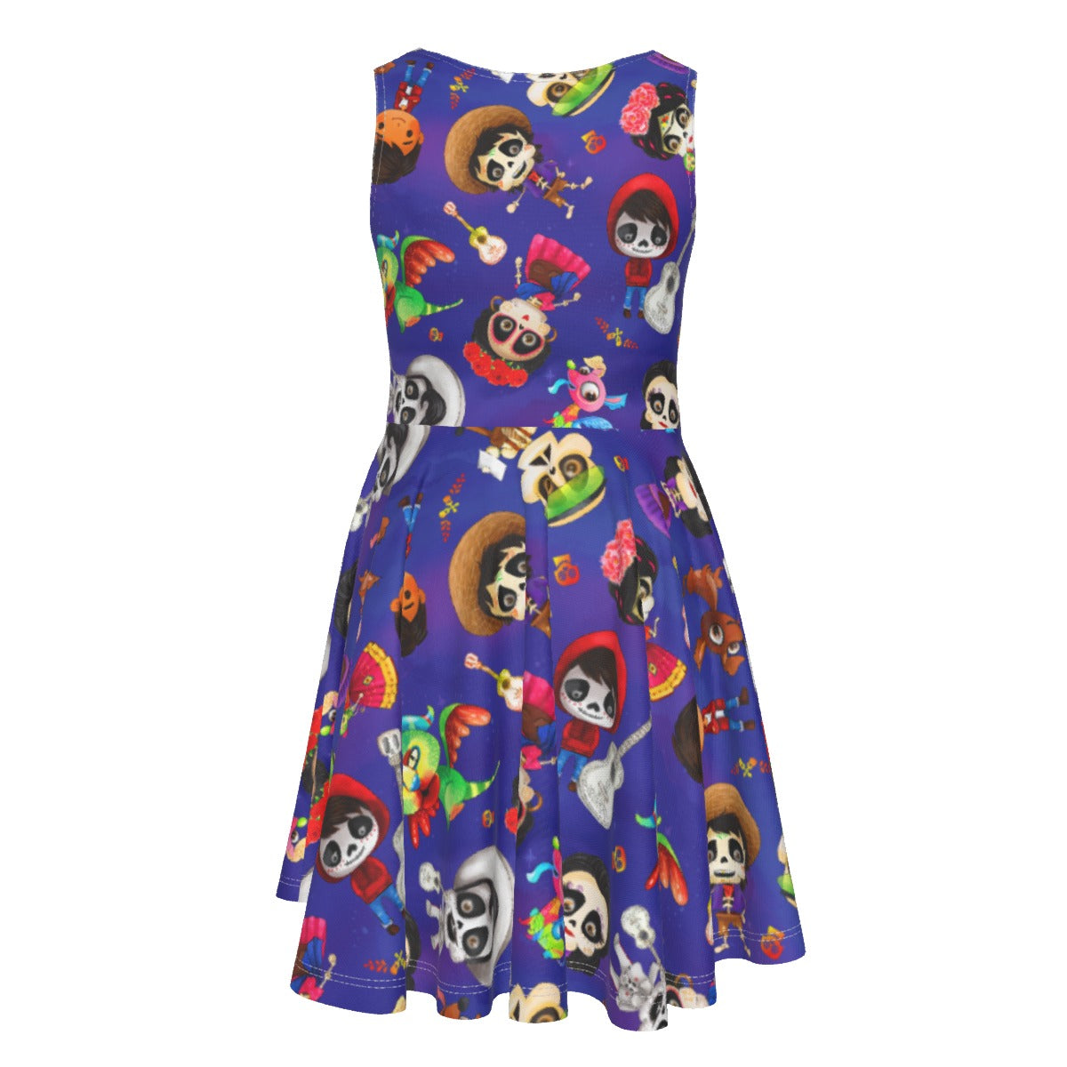 Poco Loco Día de Muertos - Kid's Sleeveless Skater Dress