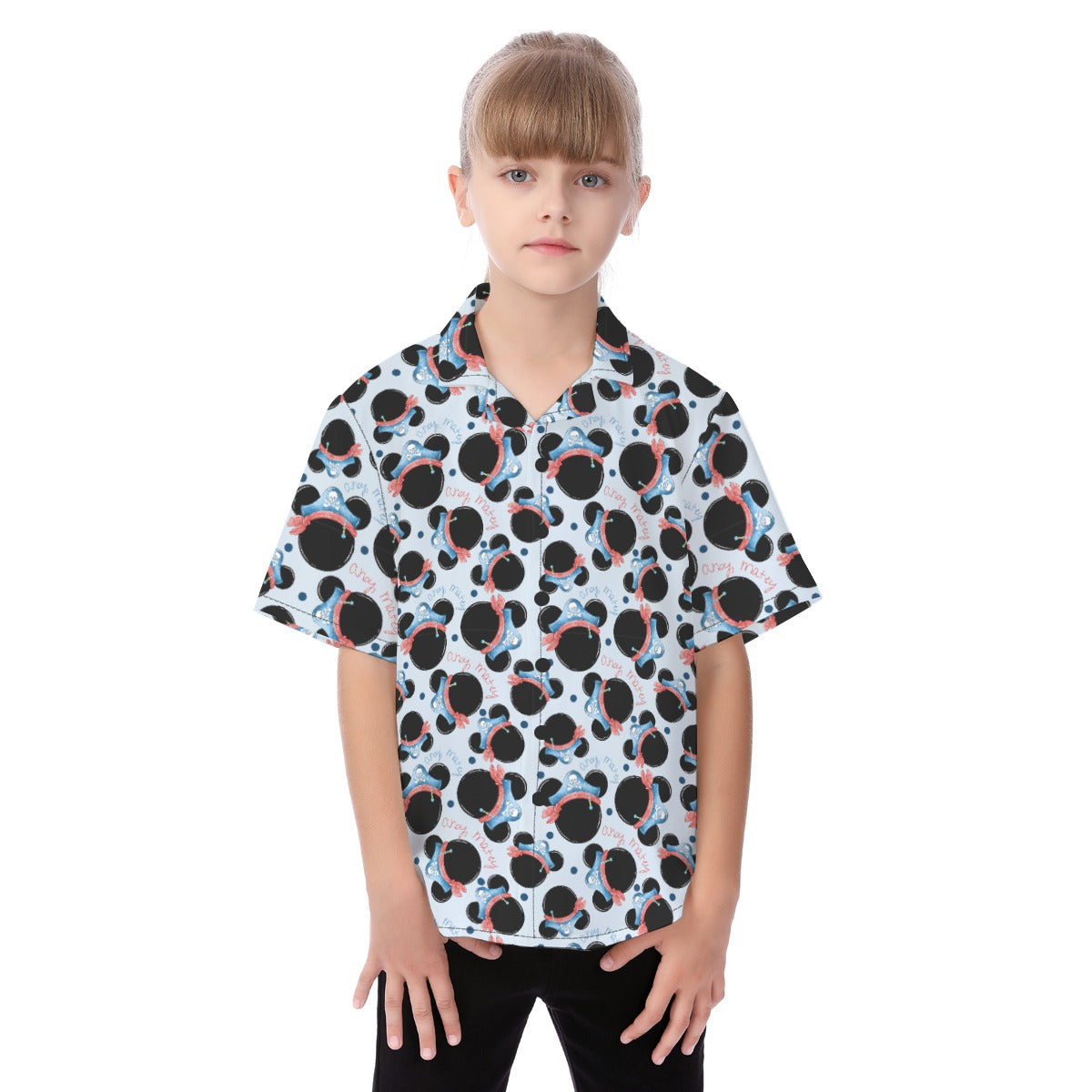 A Pirate Life for Mickey - Kid's Hawaiian Button Up Shirt