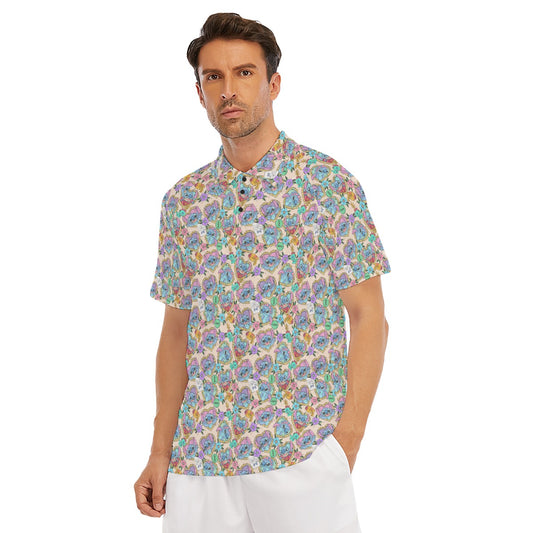Tattoo Hearts Island Mischief - Men's Polo Shirt
