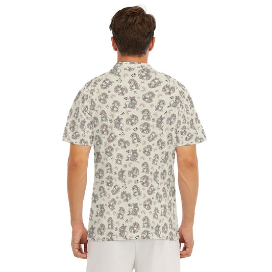 Bouncy Bunny Bliss - Men's Polo Shirt