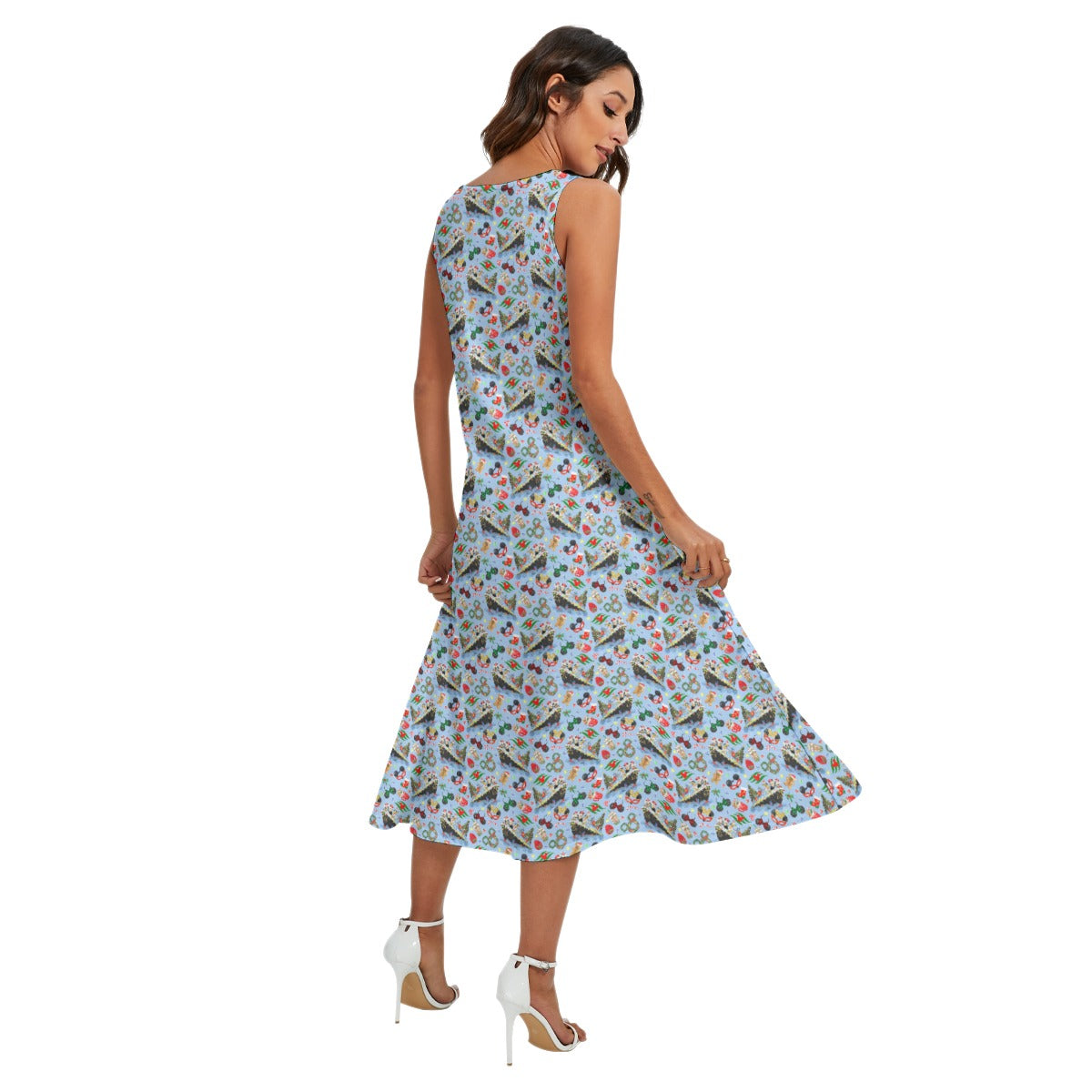 Very Merrytime Christmas Cruise - Women’s Diagonal Pocket Midi Dress