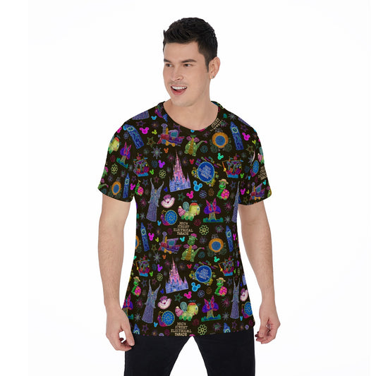 Main Street Neon Parade - Men's Short Sleeve T-Shirt