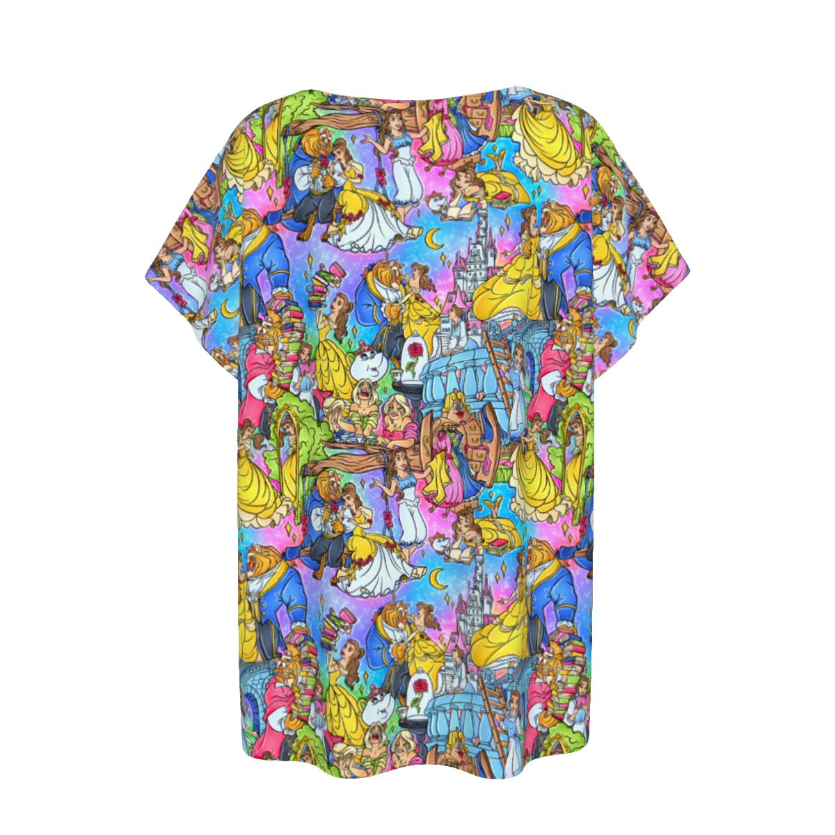Enchanted Tale Storybook Scenes - Women’s Relaxed Fit Scoop Tee