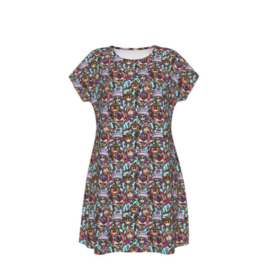 Island Coconut Pirates - Women's T-Shirt Dress
