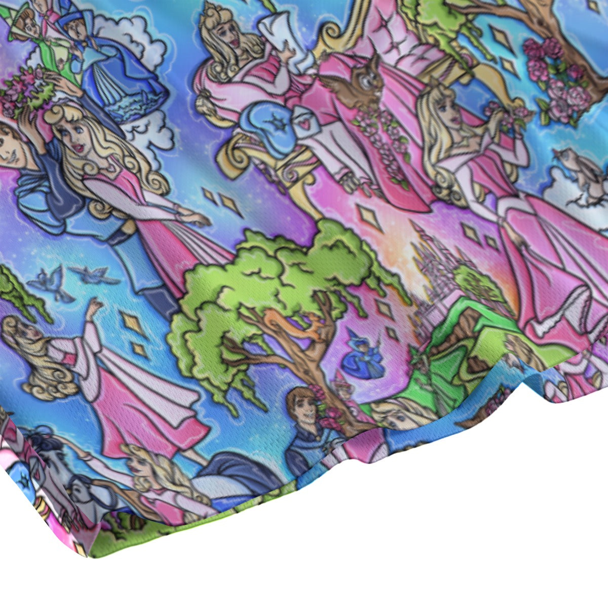 Dreaming Princess Storybook Scenes - Men’s Pocket Sports Shorts