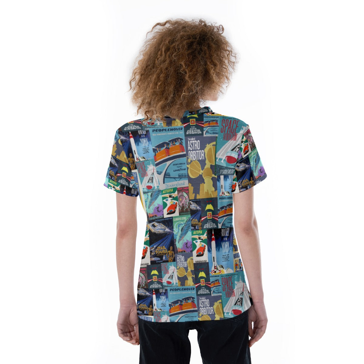 Vintage Tomorrow Ride Posters - Women's Short Sleeve V-Neck T-Shirt
