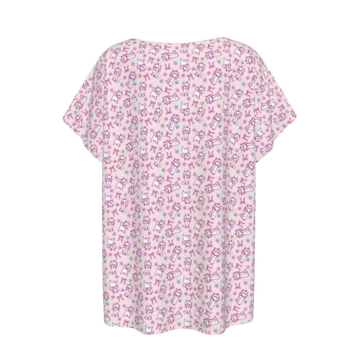 Rainbow Bow Kitty - Women’s Relaxed Fit Scoop Tee