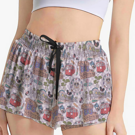 Original DCA - Women's Flowy Pocket Shorts
