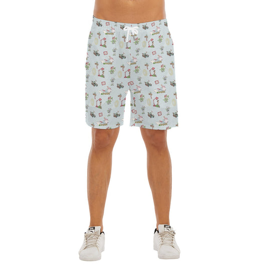 Toybox Tinsel Tangle - Men’s Pocket Beach Shorts