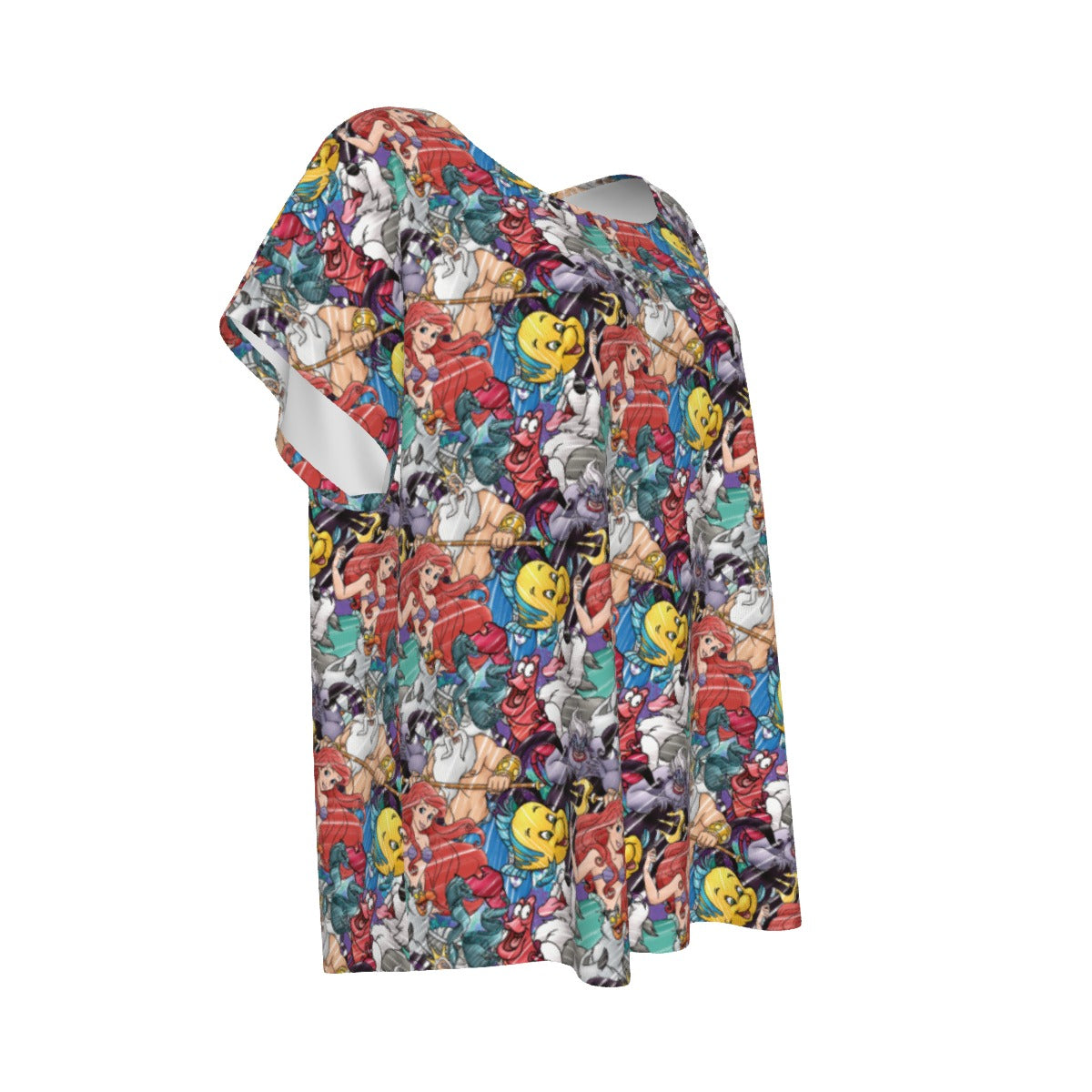 Undersea Crew Sketch - Women’s Relaxed Fit Scoop Tee