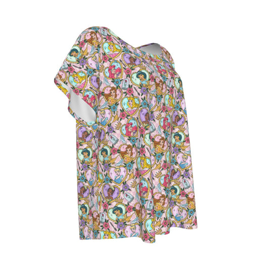 Tattoo Hearts Royal Icons - Women’s Relaxed Fit Scoop Tee