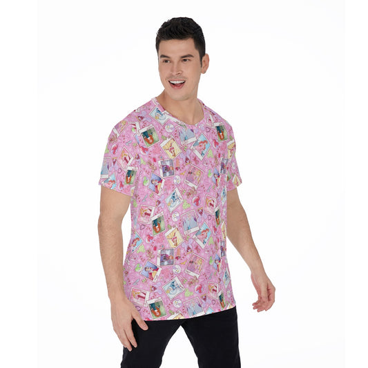Holiday Winter Princess Christmas Snapshots - Men's Short Sleeve T-Shirt
