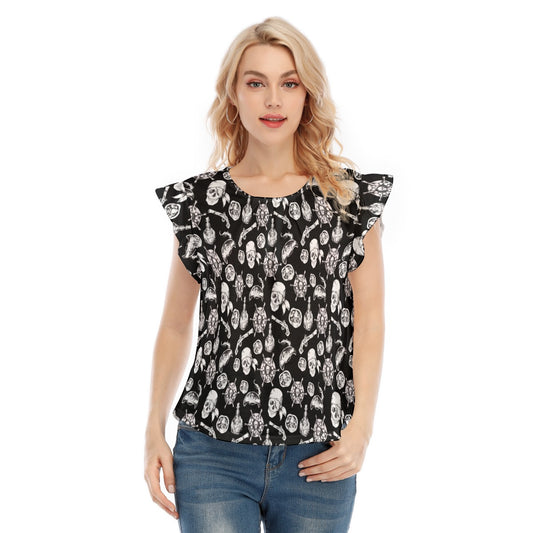 A Pirate Life - Women’s Flutter Sleeve Top