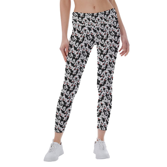 Many Faces of Mickey Mouse - Women's Yoga Leggings