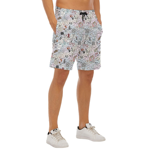 Every Era Collage - Men’s Pocket Beach Shorts