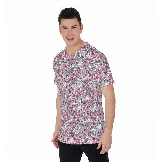 Fairytale Florals – Blossoms of Honor - Men's Short Sleeve T-Shirt