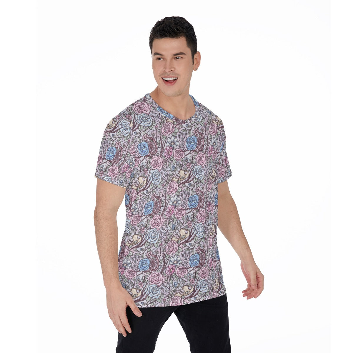 Fairytale Florals – Sleeping Enchantment - Men's Short Sleeve T-Shirt
