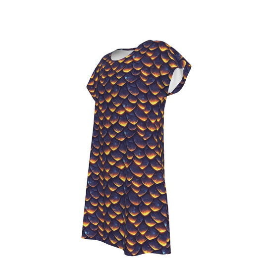 Animal Print - Dragon - Women's T-Shirt Dress