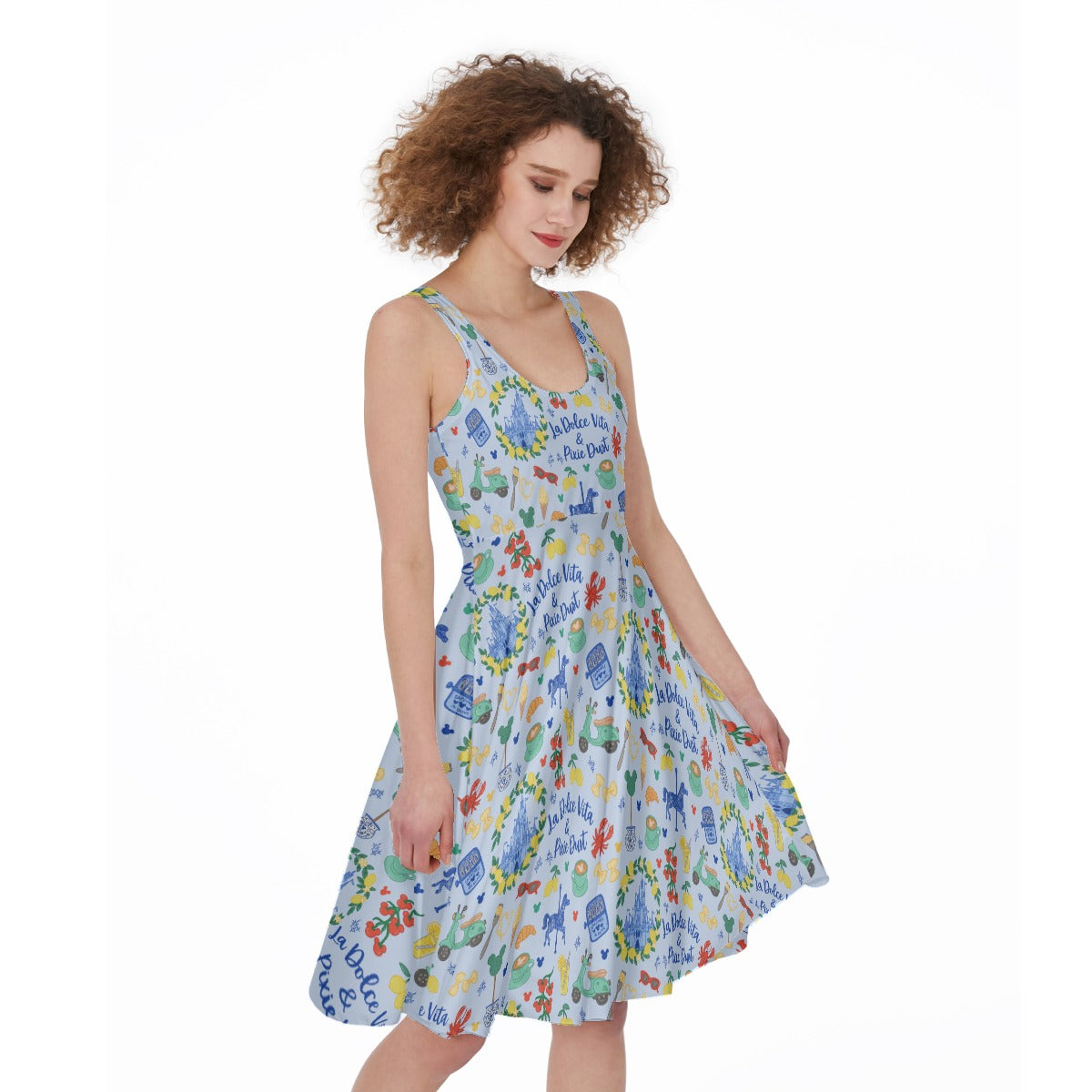 Sweet Life Pixie Dust - Pocket Midi Skater Dress